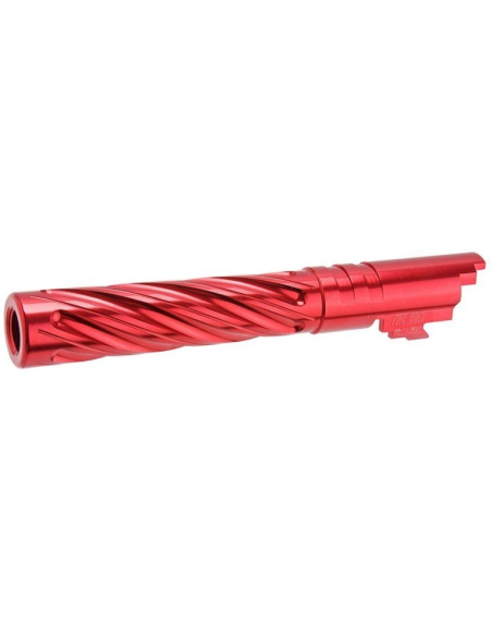 Canon externe ROUGE Torsadé Dr.black airsoft hi-capa 5.1 TM Dr.BLACK Airsoft - customisation Pistolet Airsoft
