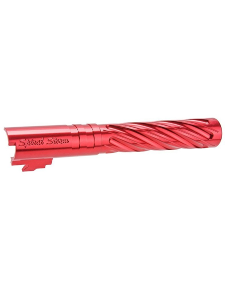 Canon externe ROUGE Torsadé Dr.black airsoft hi-capa 5.1 TM Dr.BLACK Airsoft - customisation Pistolet Airsoft