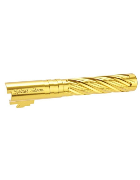 Canon externe GOLD Torsadé Dr.black airsoft hi-capa 5.1 TM Dr.BLACK Airsoft - customisation Pistolet Airsoft