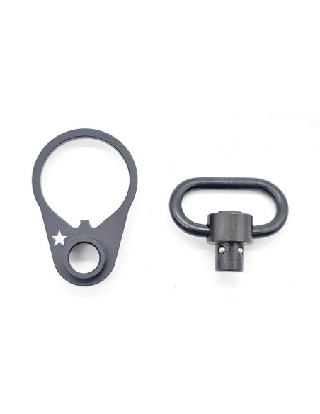 anneau de crosse pour sangle en QD ANGRYGUN pour Marui GBBr MWS ANGRY GUN airsoft