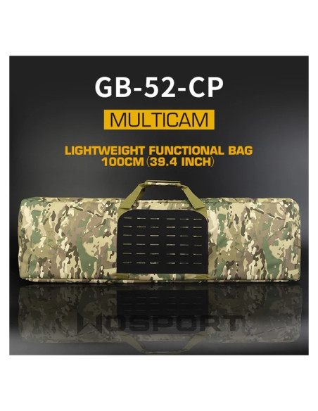 Housse arme 100cm WOSPORT Multicam Découpe Laser WOSPORT airsoft