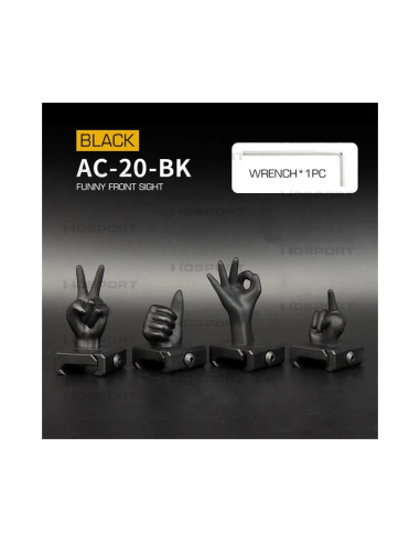 lot de mire visée fun WOSPORT rail RIS WOSPORT airsoft