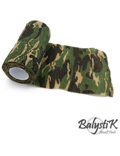 Balystik Ruban de camouflage auto-adhésif 100 x 4500mm - Woodland balystik