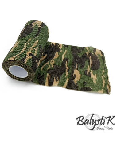 Balystik Ruban de camouflage auto-adhésif 100 x 4500mm - Woodland balystik