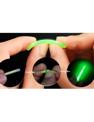 lot 30 mini crack light stick lumineux WOSPORT - VERT WOSPORT airsoft
