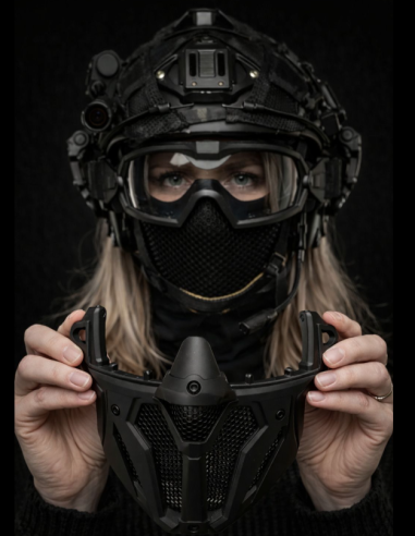 SMP Kit PRO masque intégral ventilé - MULTICAM SMP airsoft Le pro du masque ventilé anti-buée