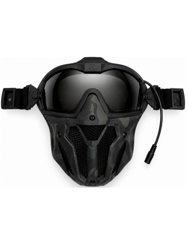SMP Kit PRO masque intégral ventilé - MULTICAM BLACK SMP airsoft Le pro du masque ventilé anti-buée
