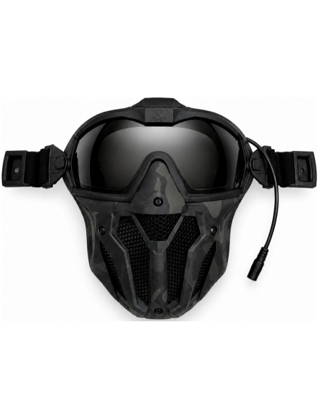 SMP Kit PRO masque intégral ventilé - MULTICAM BLACK SMP airsoft Le pro du masque ventilé anti-buée