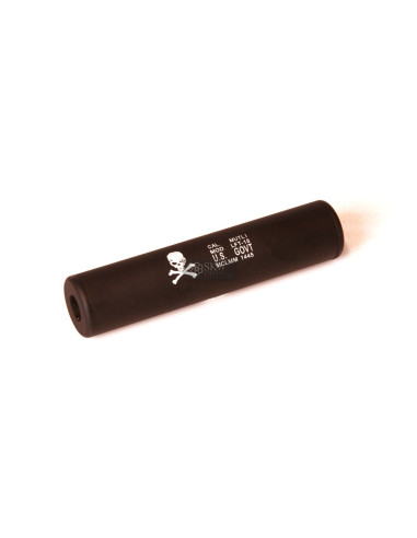silencieux replique airsoft us govt 195mm double filetage 14mm delta tactics