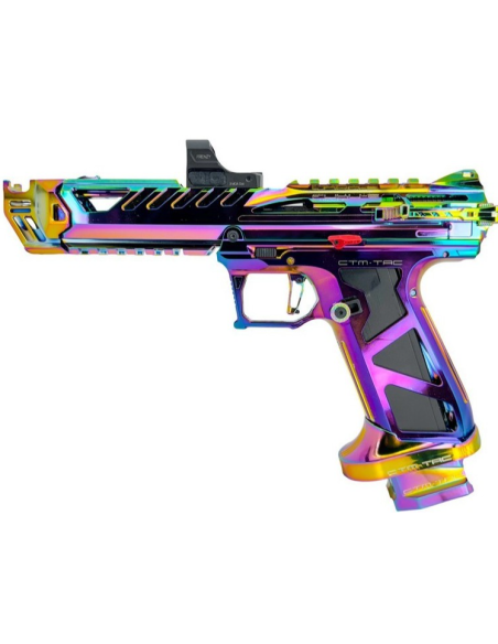 Culasse CTM FUKU-2 AAP-01 version SHARK cut out en CHAMELEON ELECTROPLATED RAINBOW 