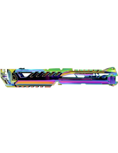 Culasse CTM FUKU-2 AAP-01 version SHARK cut out en CHAMELEON ELECTROPLATED RAINBOW 