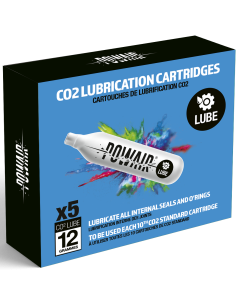 Boite de 5 cartouches d entretien CO2 12gr lubrifiante POWAIR