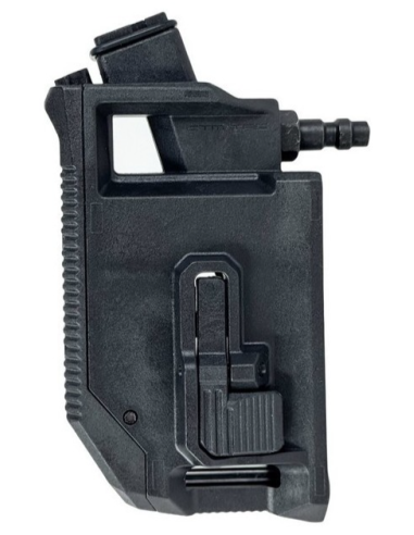CTM adaptateur HPA NOIR coudé pour Glock et aap-01 CTM airsoft