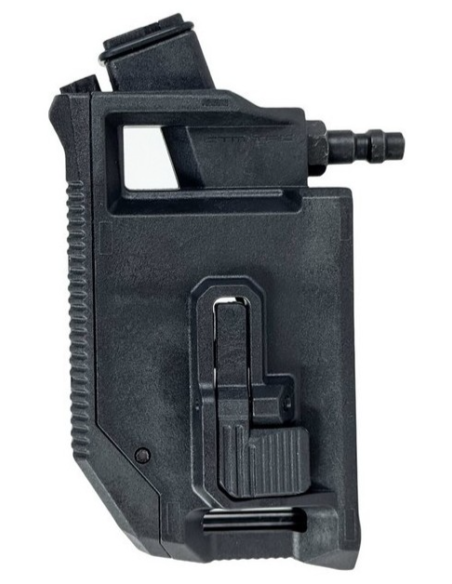 CTM adaptateur HPA NOIR coudé pour Glock et aap-01 CTM airsoft