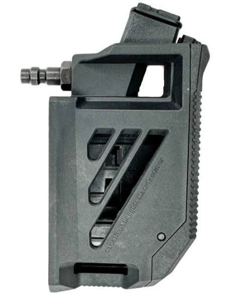 CTM adaptateur HPA NOIR coudé pour Glock et aap-01 CTM airsoft
