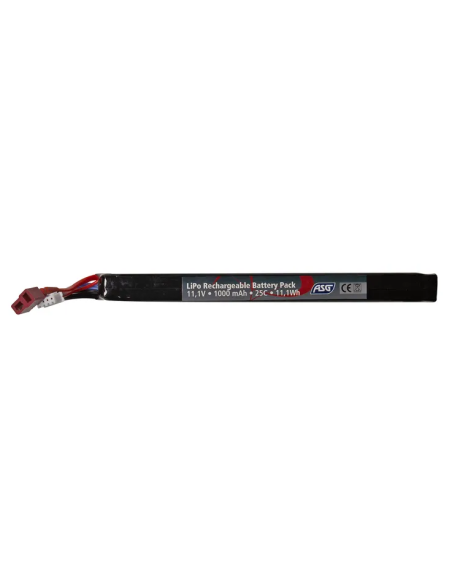 lipo stick 11.1v 1000mah 25c T-dean pour scorpion evo 19364 ASG action sport games