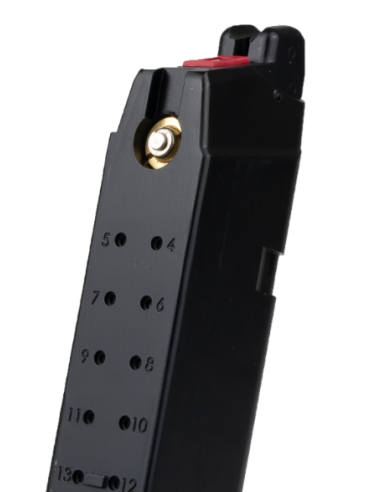 Chargeur gaz long 50 billes AW Custom pour VX, Glock WE et AAP-01 AW Custom (Armorer Works)