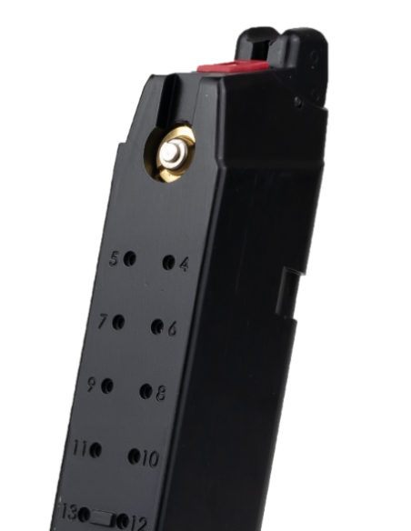 Chargeur gaz long 50 billes AW Custom pour VX, Glock WE et AAP-01 AW Custom (Armorer Works)