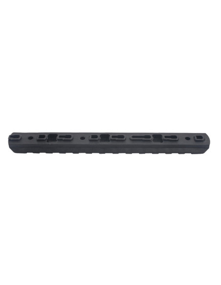 lot de 6 rails polymeres noirs m-lok et keymod wadsn WADSN