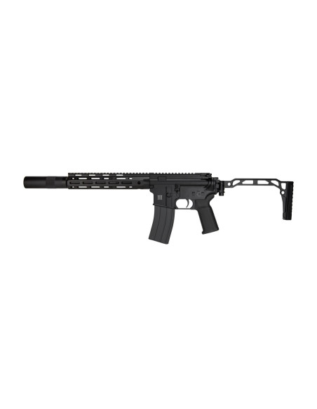 Replique Secutor Centurion III MWS GBBR Noire crosse pliante et silencieux secutor