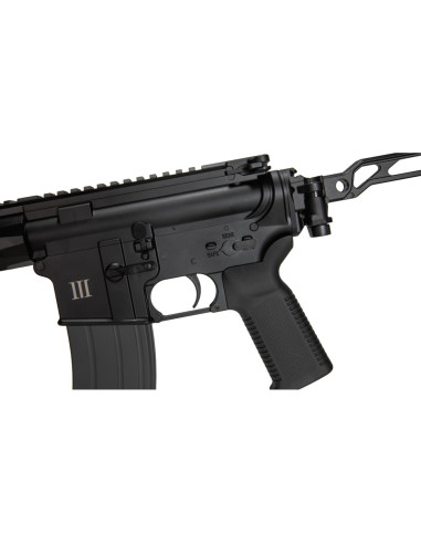Replique Secutor Centurion III MWS GBBR Noire crosse pliante et silencieux secutor