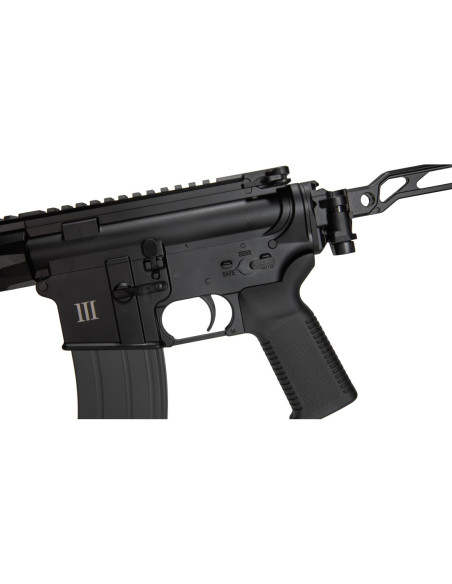Replique Secutor Centurion III MWS GBBR Noire crosse pliante et silencieux secutor