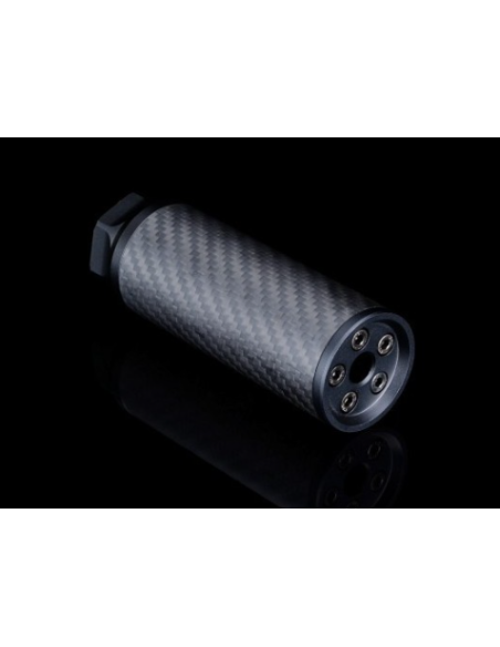 Silencieux Carbone Silverback Short 115 mm 14 mm CCW – SBA-SIL-30 Silverback Airsoft – Snipers & répliques haut de gamme