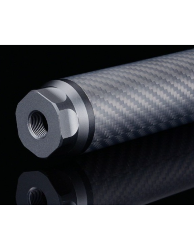 Silencieux Carbone Silverback Short 115 mm 14 mm CCW – SBA-SIL-30 Silverback Airsoft – Snipers & répliques haut de gamme