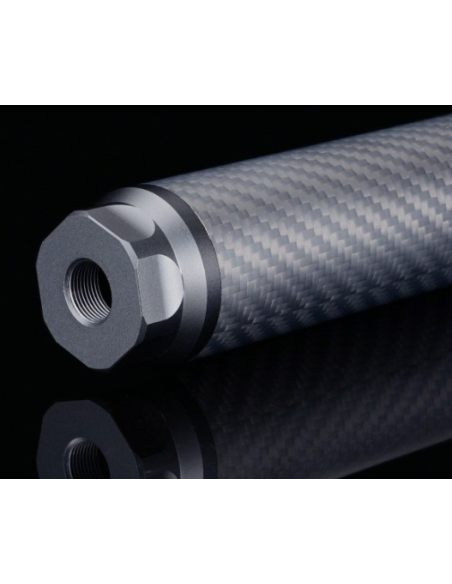 Silencieux Carbone Silverback Short 115 mm 14 mm CCW – SBA-SIL-30 Silverback Airsoft – Snipers & répliques haut de gamme