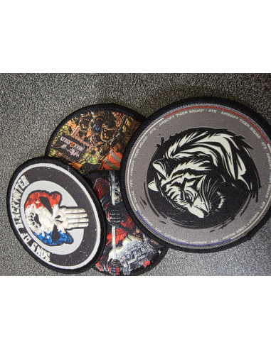 Patch 3D Souple Personnalisé avec Velcro – Dès 1 Exemplaire max2joules airsoft