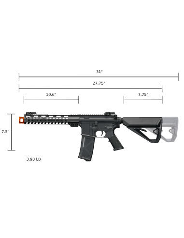 Réplique M4 Arcturus NEO MOD1 CQB 10.6" ME AEG – MOSFET arcturus airsoft