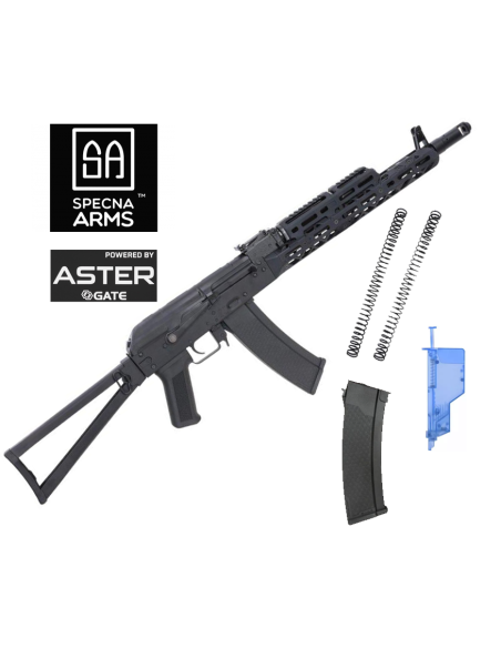 AK Specna Arms SA-PJ12 PRIME x KPYK Brushless GATE ASTER V3 – Noire Specna Arms – Répliques Airsoft