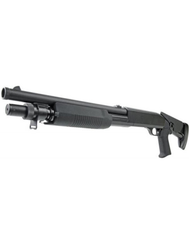Fusil à Pompe Airsoft Double Eagle M56C Multishot 3 Billes Spring – Noir double eagle