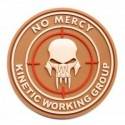 Patch 3d velcro no mercy  tan