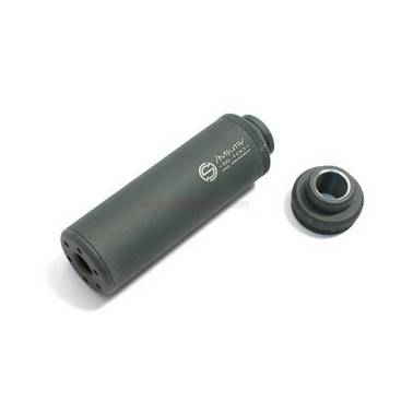 Silencieux g&g ss-100 noir avec adaptateur 14mm horaire / anti horaire
