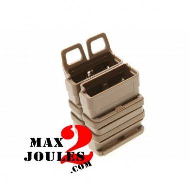 porte chargeurs (lot de 2 simple) molle Fast mag friction gen 3 TAN