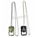 dog tag decapsuleur noir tete de pirate 16363020