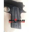 lot de 2 grips bois marbré gris pour 1911 tm bell tercel meu well 