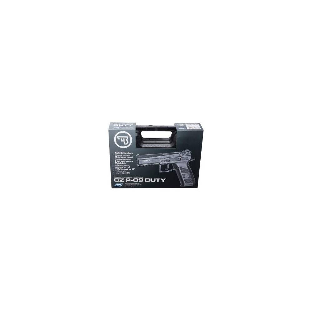 pack cz p-09 gbb 0.7j + mallette 17657