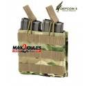 poche chargeur double multicamo defcon5 pour m4 et ak d5-m4akdo mc