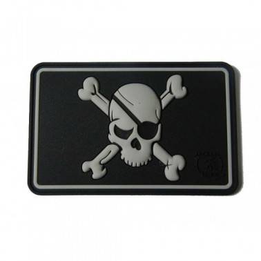 patch velcro pirate skull swat