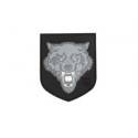 patch velcro wolf noir et gris