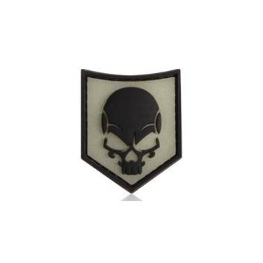 patch SOF skull rubber phosphorescent