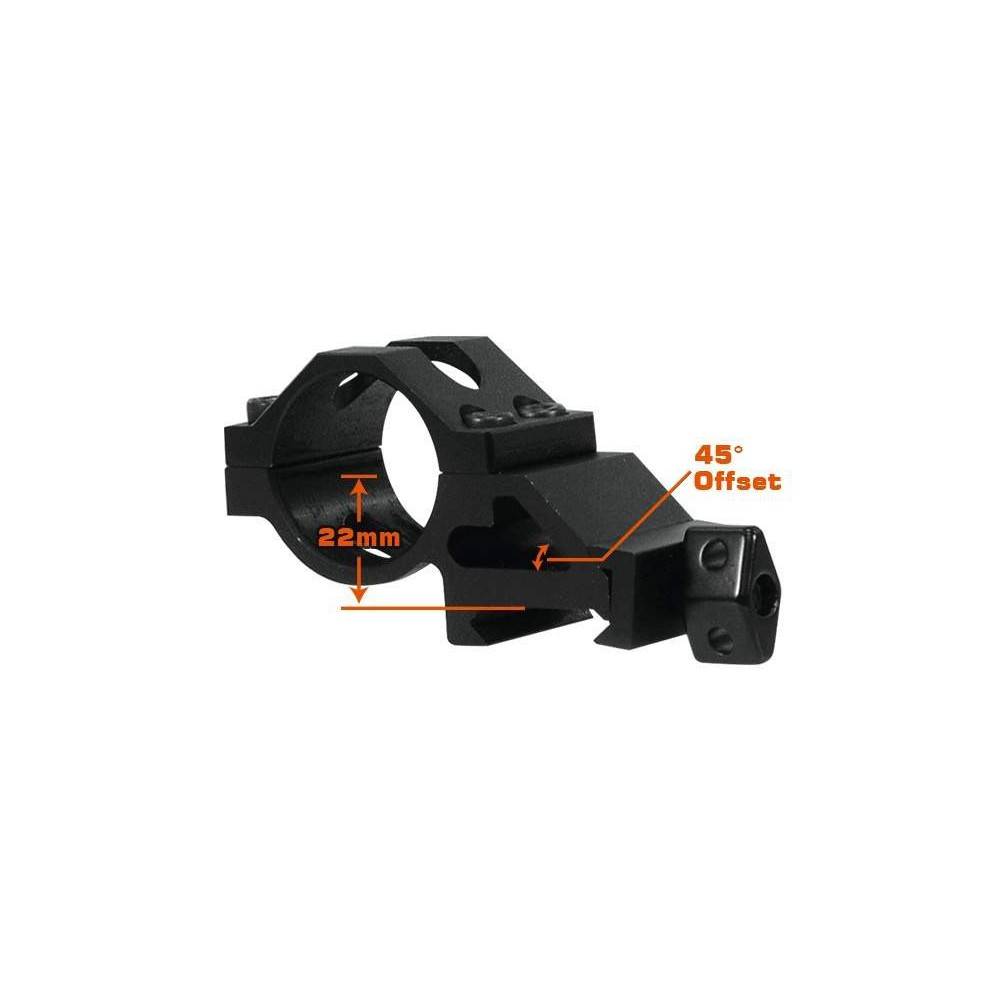Anneau deporte pour diam de 20 à 27mm UTG