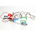 lampe V-lite identification bleue casque sac version velcro + corde