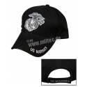 casquette luxe us marines noir baseball cap miltec