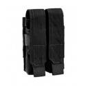 poche molle porte chargeur double 9mm noir defcon5 d5-pm02 b
