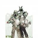 cible geante 2 zombies : 50x70cm