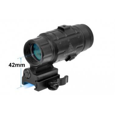 Magnifier 3x UTG avec flip to side 2