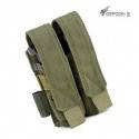 poche molle porte chargeur double 9mm od defcon5 d5-pm02 od